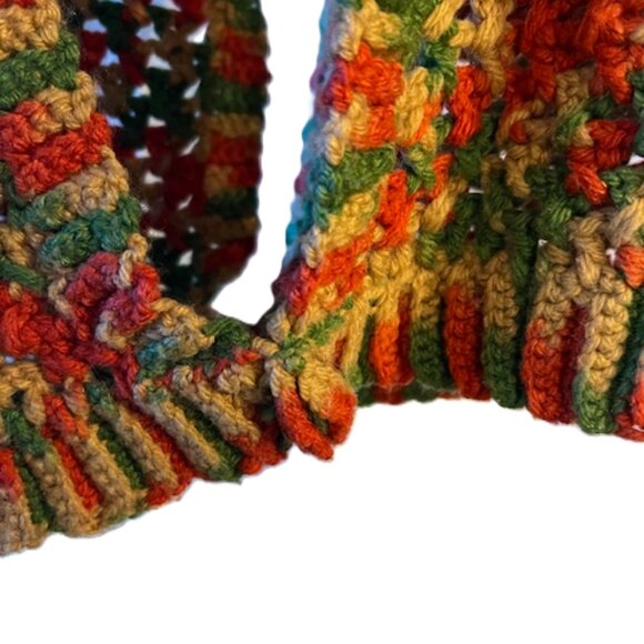 Handcrafted sweatshirt V-neck open sides - Picture 4 of 8